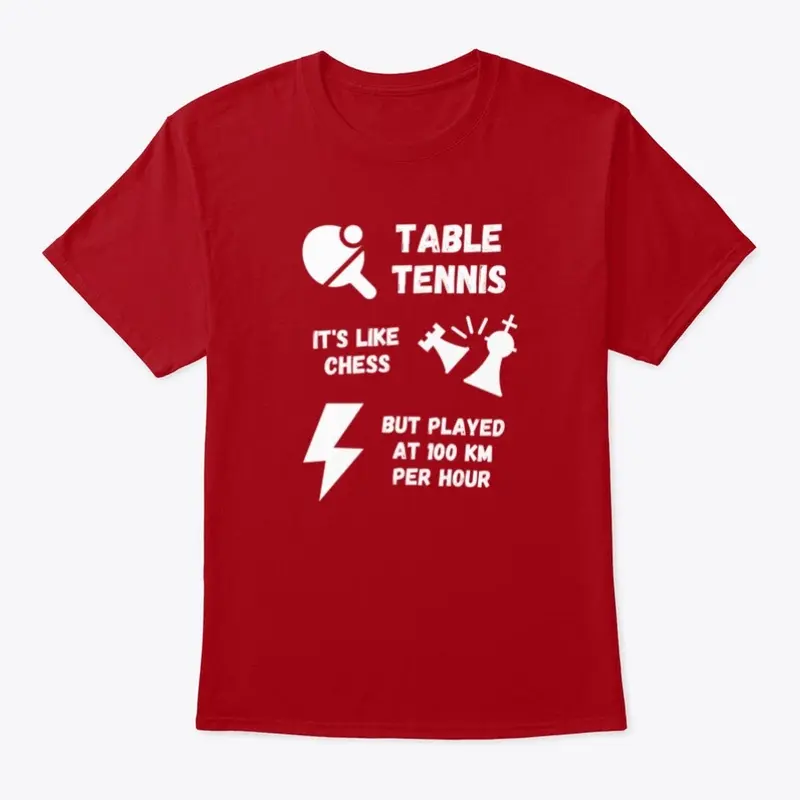 Table tennis ... it's like chess